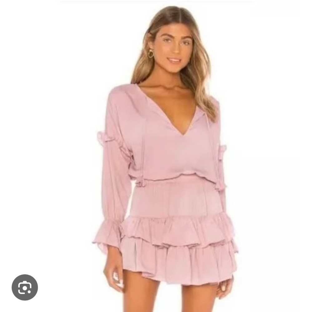MISA Los Angeles Long Sleeve Mini Dress
